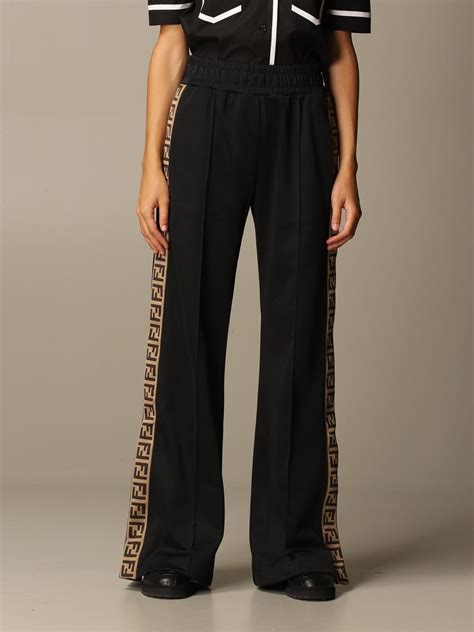 pantaloni fendi corti|Fendi Pants for Women .